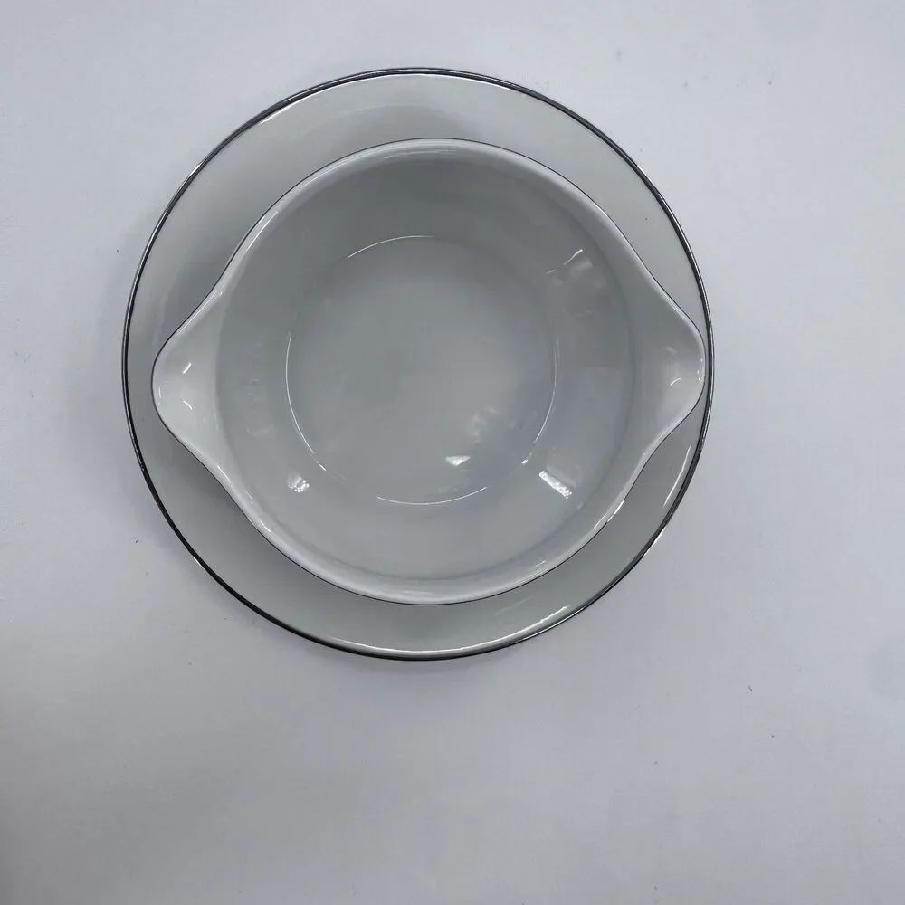 Fine Porcelain China Gravy Boat With Attached Underplate Claremont Fast Shipping